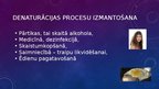 Presentations 'Olbaltumvielu denaturācija', 6.