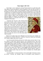 Essays 'Dante Aligjēri', 1.