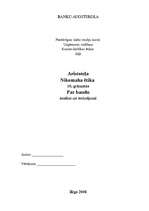Research Papers 'Aristotelis "Nikomaha ētika"', 1.