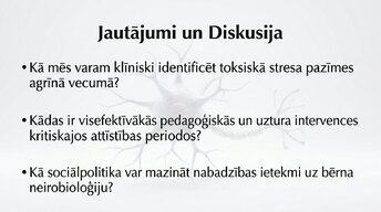 Presentations 'Ievads neirobioloģijā: agrīnās vides ietekme uz smadzeņu attīstību', 15.