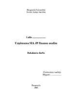 Term Papers 'Finanšu analīze SIA "JP"', 6.