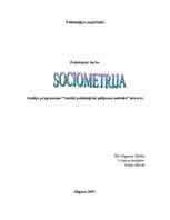 Research Papers 'Sociometrija', 1.