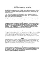 Summaries, Notes '"Intel" un "AMD" procesoru attīstība', 7.