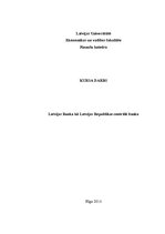Research Papers 'Latvijas Banka kā Latvijas Republikas centrālā banka', 2.