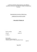 Practice Reports 'Profesionālās kvalifikācijas rekreācijas speciālists', 2.