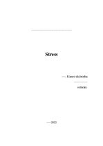 Research Papers 'Referāts par stresu', 1.