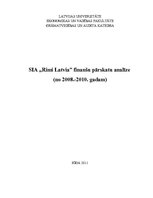 Research Papers '"Rimi Latvia" finanšu pārskatu analīze', 1.