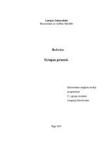 Research Papers 'Grupas procesi', 1.