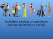 Presentations 'Patērētāju tiesības un pienākumi Eiropas Savienībā un Latvijā', 1.