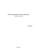 Research Papers 'Gabriels Garsija Markess “Simt vientulības gadu”', 1.