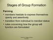 Presentations 'Groups and Group Building', 9.