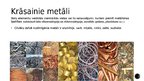 Presentations 'Dzelzs, nozīmīgākie krāsainie metāli, zelts, sudrabs', 9.