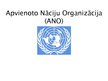 Presentations 'Apvienoto Nāciju organizācija', 1.