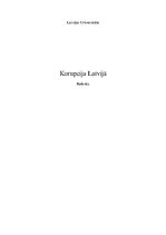 Research Papers 'Korupcija Latvijā', 1.