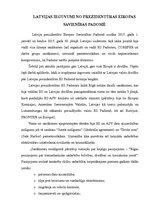 Essays 'Latvijas ieguvumi no prezidentūras Eiropas Savienības padomē', 1.