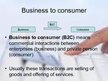 Presentations 'E-commerce Types and Models', 5.