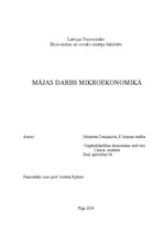 Summaries, Notes 'Mājas darbs mikroekonomikā LU studentiem', 1.