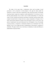 Term Papers 'Pārvaldes ētika un labas pārvaldības pamatprincips', 70.