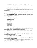Summaries, Notes 'Didaktiskā spēle un rituāli pirmsskolas bērniem', 5.