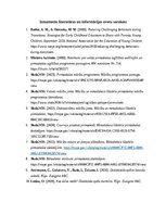 Summaries, Notes 'Didaktiskā spēle un rituāli pirmsskolas bērniem', 7.