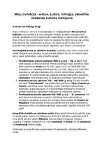 Summaries, Notes 'Maiju civilizācija: vēsture, kultūra, mitoloģija, sabiedrība un kultūras mantoju', 1.