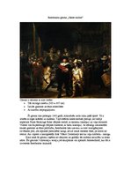 Essays 'Rembranta glezna "Nakts sardze"', 1.