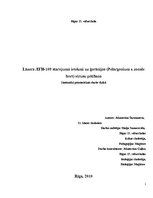Research Papers 'Lāzera ЛГН-109 starojuma ietekme uz ģerāniju. Vīrusu pētīšana', 1.