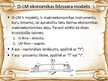 Presentations 'IS-LM līdzsvara modelis', 4.