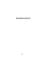 Research Papers 'Imanuela Kanta tiesību, morāles un valsts filozofija', 1.