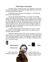 Summaries, Notes 'Nikolo Paganīni un viņa laika biedri', 1.