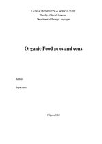 Research Papers 'Organic Food Pros and Cons', 1.