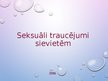 Presentations 'Seksuāli traucējumi sievietēm', 1.