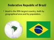 Presentations 'Brazil', 2.