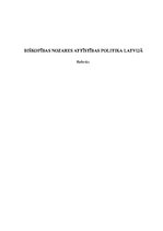 Research Papers 'Biškopības nozares attīstības politika Latvijā', 1.