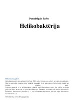 Research Papers 'Helikobaktērija', 1.