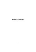 Research Papers 'Monolīta arhitektūra', 1.