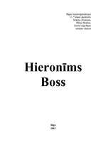 Research Papers 'Hieronīms Boss', 1.