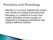 Presentations 'Phonetics and Phonology', 1.