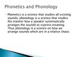 Presentations 'Phonetics and Phonology', 3.