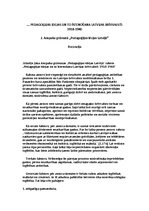 Research Papers 'Jāņa Anspaka grāmatas "Pedagoģijas idejas Latvijā" raksta "Pedagoģijas idejas un', 1.