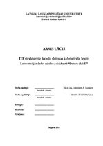 Samples 'ITF strukturētās kabeļu sistēmas kabeļu trašu izpēte', 1.