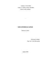Term Papers 'Vides informācija Liepājā', 1.
