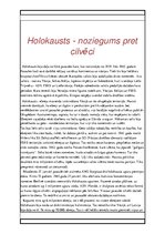 Essays 'Holokausts', 1.