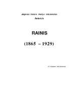 Research Papers 'Rainis un viņa dramaturģija', 1.