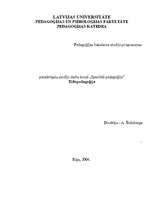 Research Papers 'Tiflopedagoģija', 1.