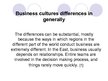Presentations 'Cross-Cultural Differences in Business', 2.