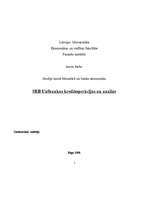 Research Papers 'SEB Unibankas kredītoperācijas un analīze', 1.