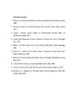 Summaries, Notes 'Latvijas un Amerikas Savienoto Valstu diplomātisko attiecību rašanās un attīstīb', 6.