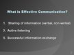 Presentations 'Effective Communication in Company', 2.