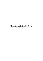 Research Papers 'Inku arhitektūra', 1.